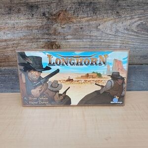 New Blue Orange Games Longhorn  Ages 8+ | 2 players Western Strategy Game